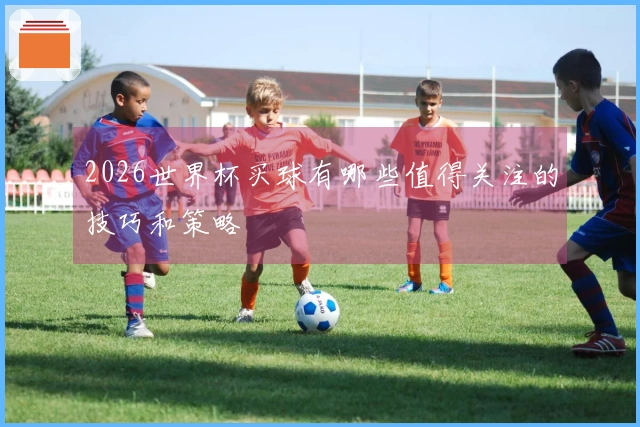 2026世界杯买球有哪些值得关注的技巧和策略