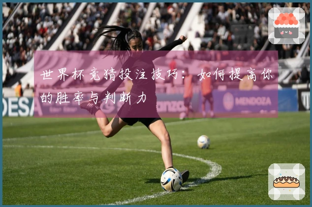 世界杯竞猜投注技巧：如何提高你的胜率与判断力